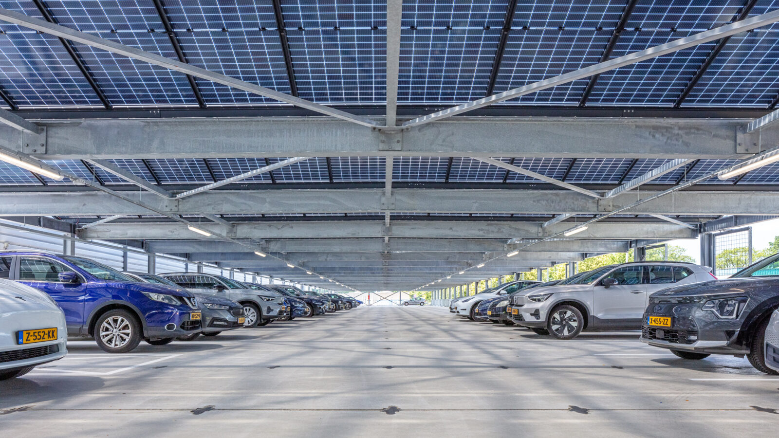 Solar parkeerdek Chromiumweg Amersfoort
